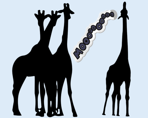 Moo, I'm a Giraffe.